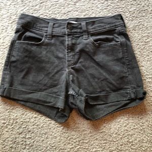 black old navy jean shorts